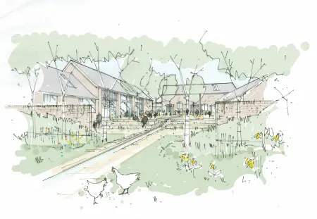 Kingston Mill House Courtyard