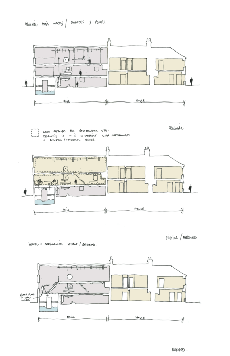 Kingston Mill House Sketch