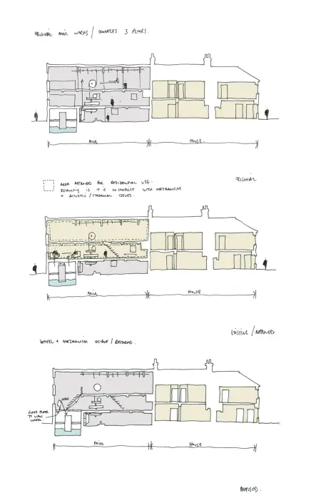 Kingston Mill House Sketch