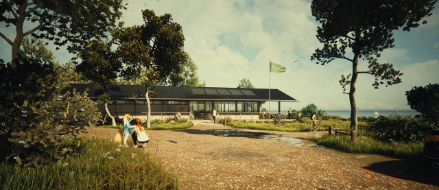 Jurassic Coast Cafe CGI