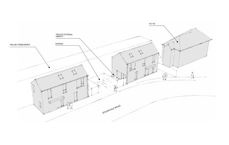 Railway Cottages Sketch